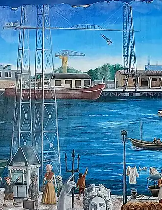 Le Mur tombé du ciel, à Nantes.