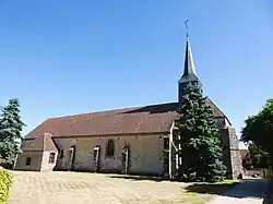 Mur nord et sacristie.