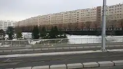 La Muraille de Chine, vue depuis le Viaduc Saint-Jacques.