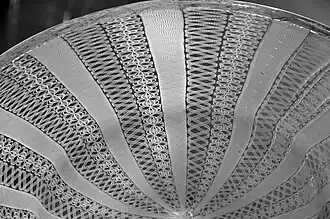 Verre filigrané, fin du XVIe siècle ou début du XVIIe siècle.