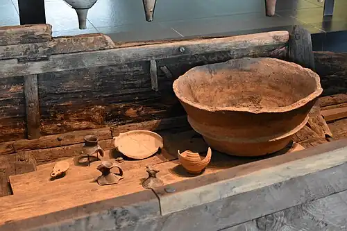 Vaisselle des bateliers.