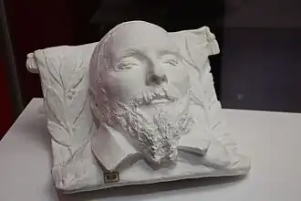 Masque mortuaire de Gustave Courbet.