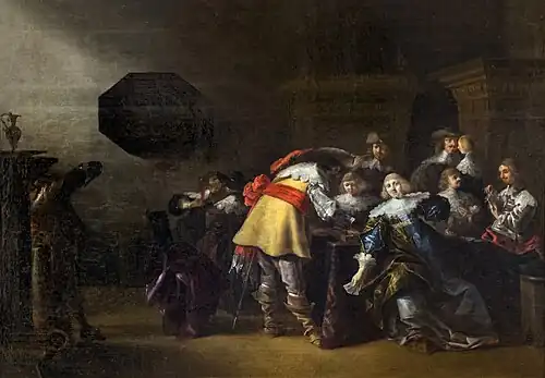 Joueurs de cartes par Antonie Palamedesz