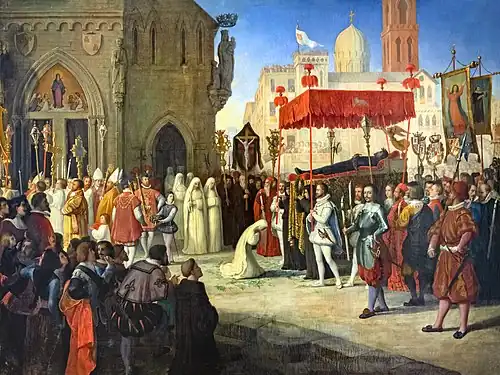 Les Funérailles de Lope de Vega, 1853 - Paul Balze