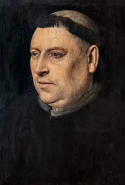 Portrait d'un moine  - Jan Van Eyck