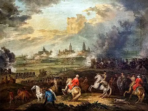 Siège d'une ville - Jan Peeter Verdussen