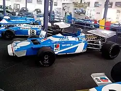 Vue générale des monoplaces.