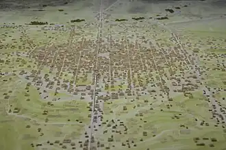 Maquette de Durocortorum pendant le Haut-Empire,