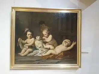 Jacopo Amigoni, Enfants jouant avec un chat