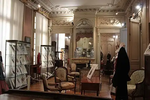 Une des salles d'exposition.