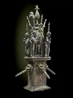 Horacio Ferrari, Griffoul (vers 1610), fontaine en bronze.