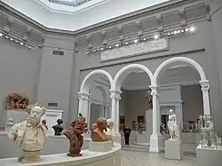 Vue intérieure du musée des beaux-arts