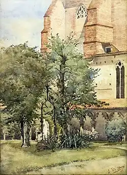 Félix Mouré, Le Cloître du couvent des Augustins (1892).