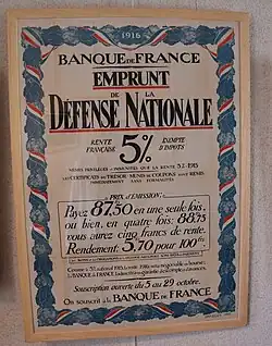 Emprunt national d'octobre 1915.