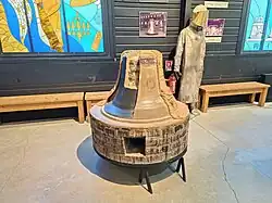 Modèle pédagogique pour expliquer les étapes successives de la fabrication d'une cloche