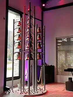 Carillon musical dans l'auditorium