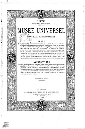 Image illustrative de l’article Musée universel (hebdomadaire)