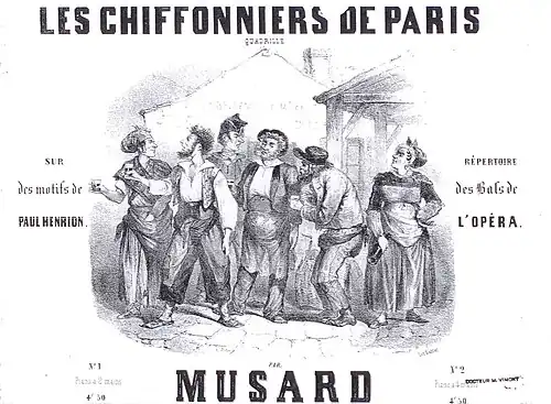 Couverture de la partition Les Chiffonniers de Paris