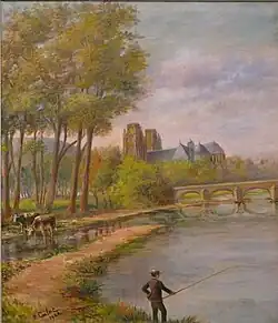 Grand pont sur la Moselle, Callot.