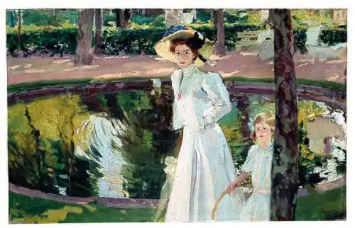 Maria dans les jardins de La GranjaMusée Sorolla, Madrid