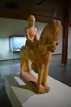 Statue de la nécropole de Los Villares.