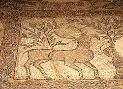 Une des mosaïques gallo-romaines exposées au musée de Sens.