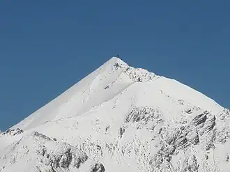 Vue de la face ouest du Muttler.