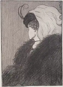 Image ambigüe Ma femme et ma belle-mère&nbsp;(en), par William Ely Hill.