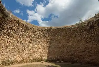 Intérieur du tholos.
