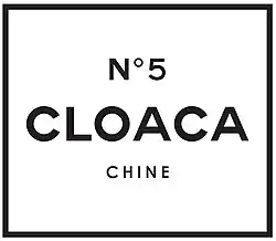 N°5 Cloaca Chine, logo.