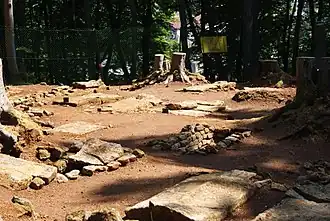 Vue d'une partie de la nécropole mérovingienne