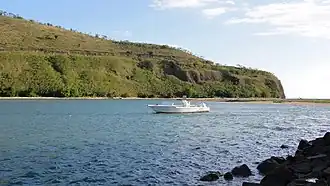 La Néra avec un bateau