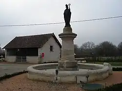 La fontaine en 2012.