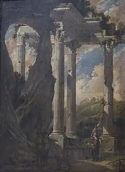 Ruines dans un paysage, Musée des Beaux-Arts de Nîmes