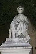 Statue d'Auguste Bosc dans les jardins de la Fontaine.
