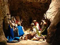 Crèche de Noël bavaroise.