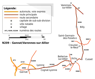 Carte de la route.