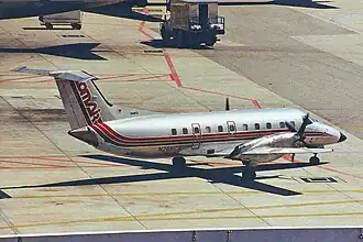 Un Embraer EMB 120 de Comair, similaire à celui impliqué dans l'accident.