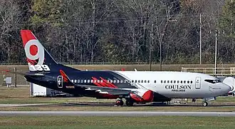 N619SW, le Boeing 737-300 de Coulson Aviation impliqué, photographié trois mois avant l'accident.