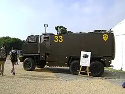 Véhicule de détection, identification et prélèvement pour les risques NRBC