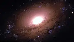 Autre interprétation des données de la galaxie NGC 3169 captées par le télescope Hubble.