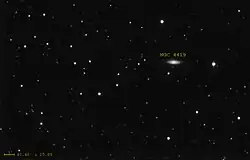 NGC 4419 par un astronome amateur.