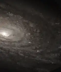Gros plan de M88 par télescope spatial Hubble.