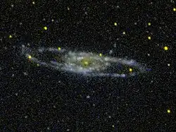 NGC 5792 en ultraviolet par télescope spatial GALEX.