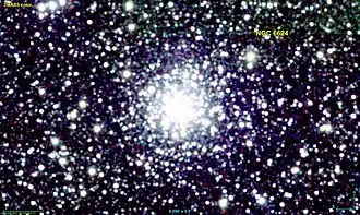 NGC 6624en infrarouge par le relevé 2MASS.