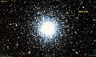 Image en lumière visible par le relevé DSS.