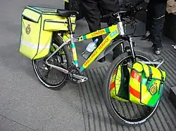 Vélo d'intervention du service d'ambulance (cycle responder)