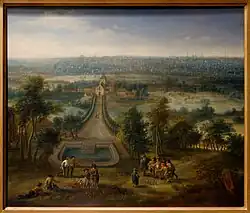 La drève Sainte-Anne au 18e siècle