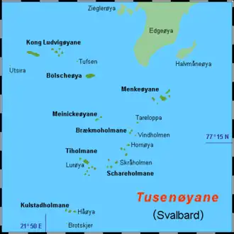 Les Tusenøyane