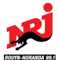 Ancien logo de NRJ Rouyn-Noranda 99,1 du 24 août 2009 au 22 août 2015.